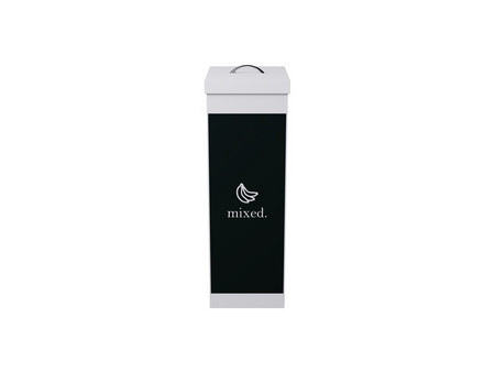 PAPERFLOW Collecteur pour tri sélectif, pour masques, blanc