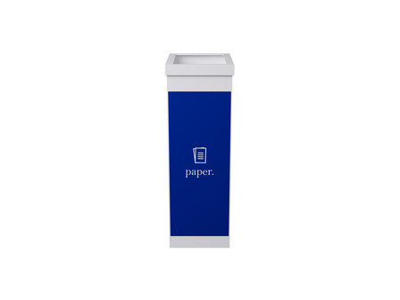 PAPERFLOW Collecteur pour tri sélectif, pour masques, blanc