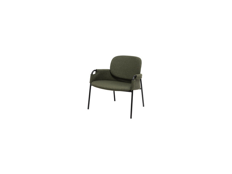 PAPERFLOW Fauteuil visiteur CLOTH, jaune