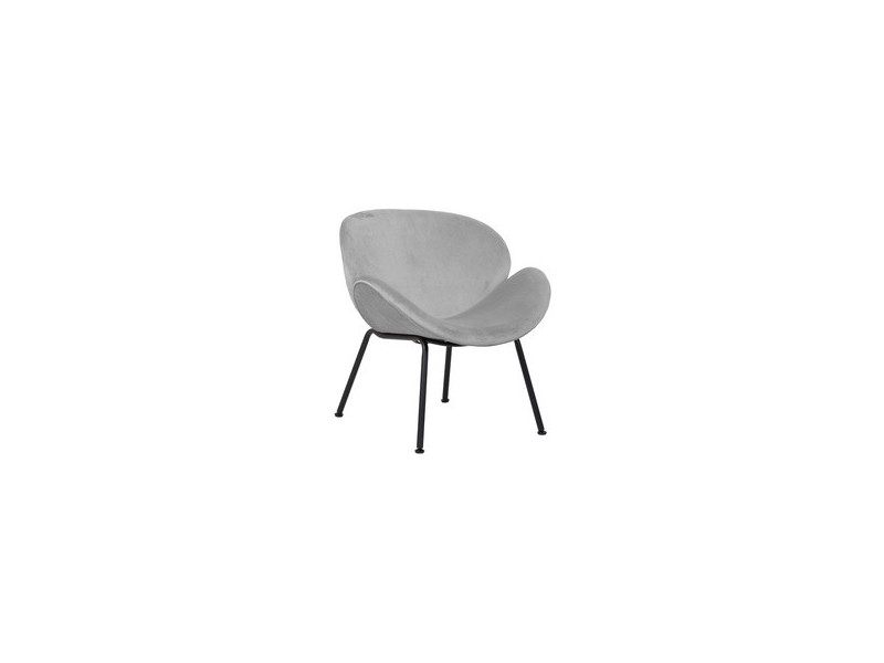 PAPERFLOW Fauteuil visiteur SMILE, anthracite