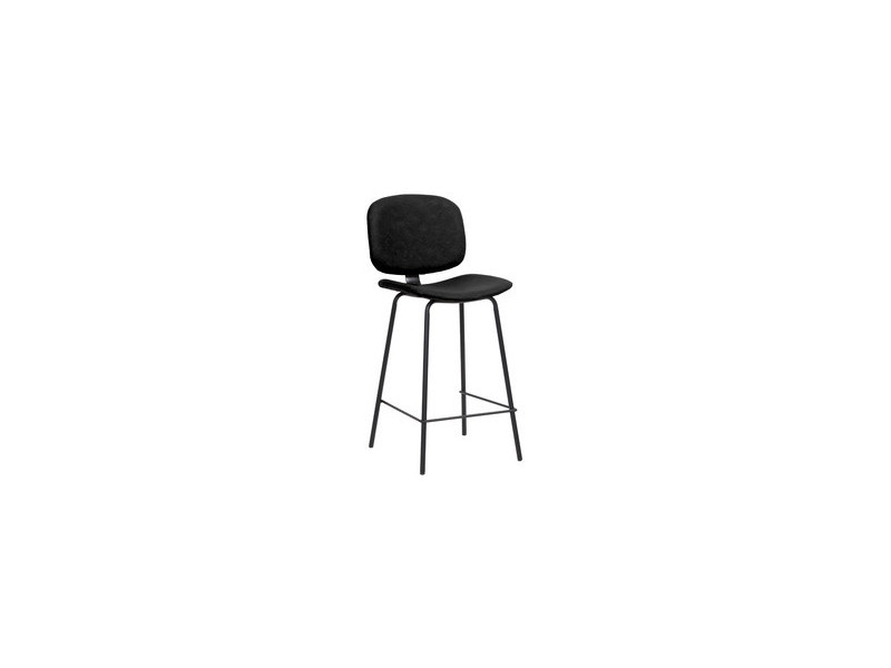 PAPERFLOW Chaise de bar VINTAGE, set de 2, brun