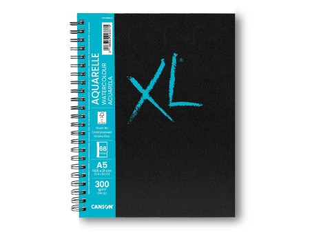 CANSON Carnet de dessin XL BOOK AQUARELLE, A5