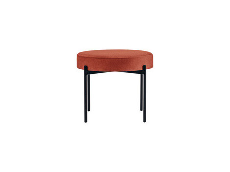 PAPERFLOW Banc GAIA, rond, habillage tissu, vert