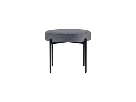 PAPERFLOW Banc GAIA, rond, habillage tissu, rouille