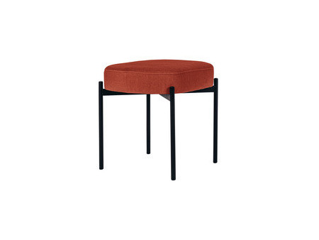 PAPERFLOW Banc oval GAIA, taille S, habillage tissu, vert