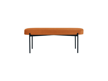 PAPERFLOW Banc oval GAIA, taille L, habillage tissu, vert