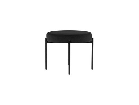 PAPERFLOW Banc GAIA, rond, habillage velours, vert