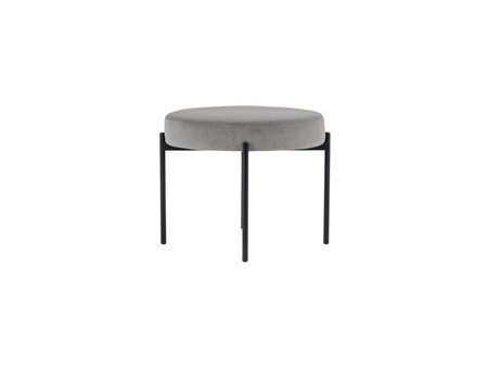 PAPERFLOW Banc GAIA, rond, habillage velours, vert