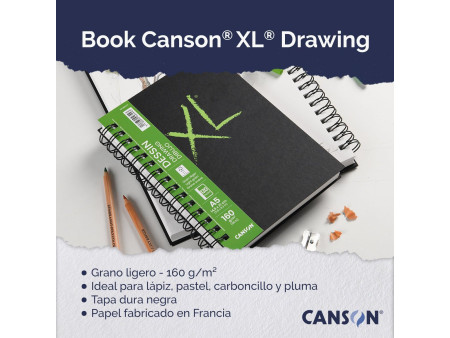 CANSON Carnet de dessin XL BOOK DESSIN, A4