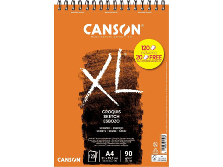 CANSON Bloc croquis et esquisse XL CROQUIS Promo, A4