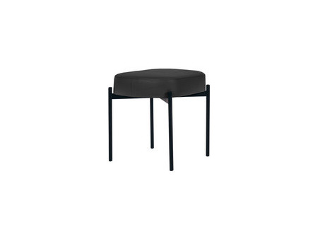 PAPERFLOW Banc oval GAIA, taille S, habillage similicuir
