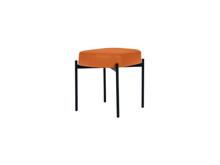 PAPERFLOW Banc oval GAIA, taille S, habillage similicuir