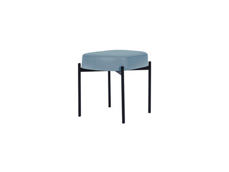PAPERFLOW Banc oval GAIA, taille S, habillage similicuir