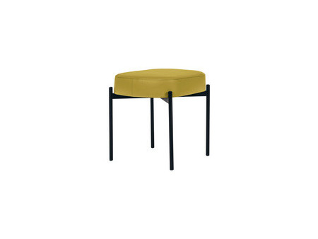 PAPERFLOW Banc oval GAIA, taille S, habillage similicuir