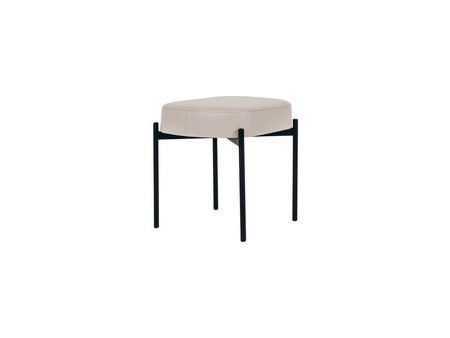 PAPERFLOW Banc oval GAIA, taille S, habillage similicuir