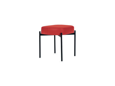 PAPERFLOW Banc oval GAIA, taille S, habillage similicuir