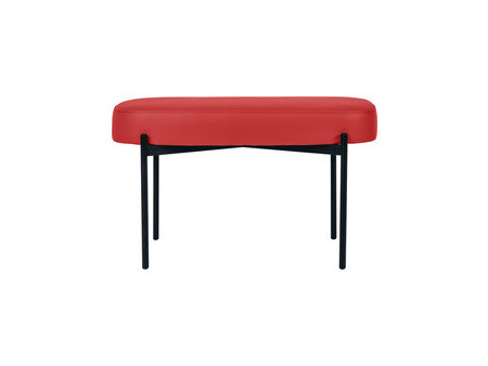 PAPERFLOW Banc oval GAIA, taille M, habillage similicuir