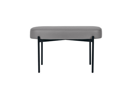 PAPERFLOW Banc oval GAIA, taille M, habillage similicuir