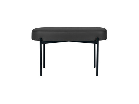 PAPERFLOW Banc oval GAIA, taille M, habillage similicuir