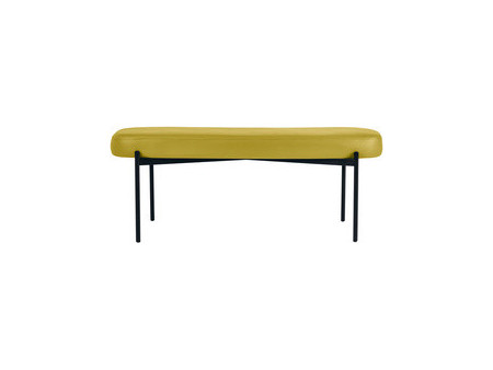 PAPERFLOW Banc oval GAIA, taille L, habillage similicuir