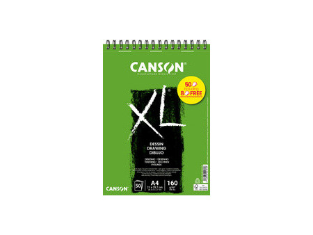 CANSON Bloc croquis et études 'XL DESSIN' Promo, A5