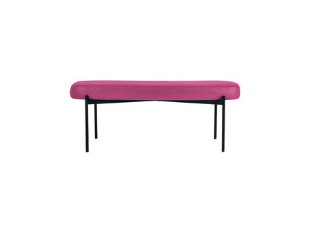 PAPERFLOW Banc oval GAIA, taille L, habillage similicuir