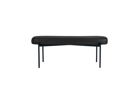 PAPERFLOW Banc oval GAIA, taille L, habillage similicuir
