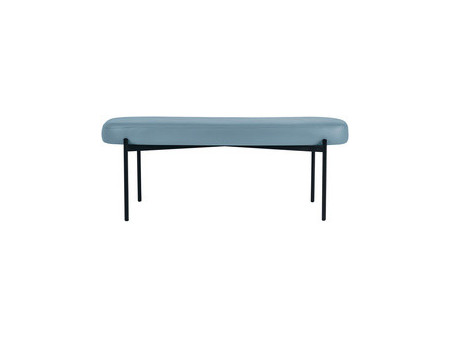 PAPERFLOW Banc oval GAIA, taille L, habillage similicuir