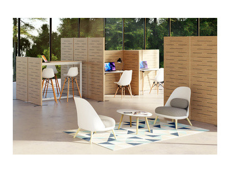 PAPERFLOW Cloison acoustique en bois, (L)795 x (H)1.400 mm