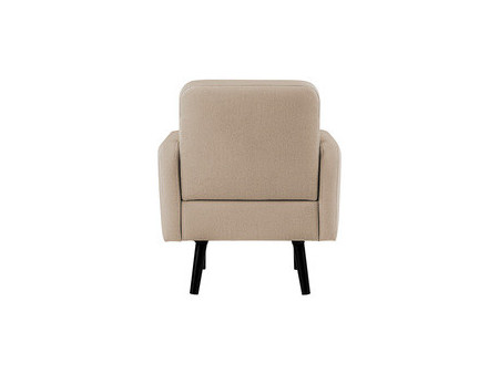PAPERFLOW Fauteuil LISBOA, habillage en tissu, ivoire