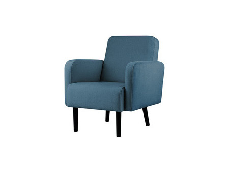 PAPERFLOW Fauteuil LISBOA, habillage en tissu, brun