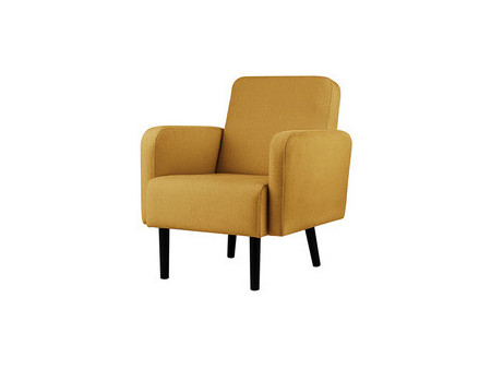 PAPERFLOW Fauteuil LISBOA, habillage en tissu, rouille