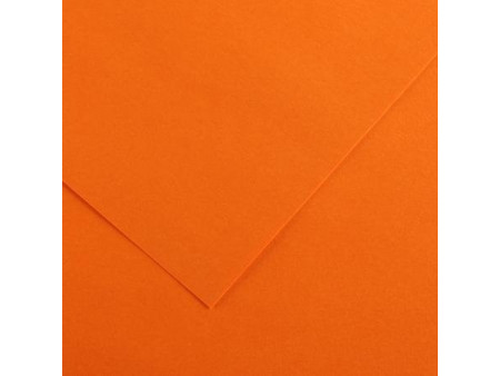CANSON Papier Vivaldi, 500 x 650 mm, 240 g/m2, orange