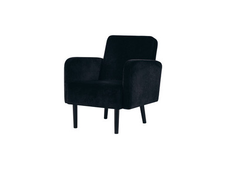 PAPERFLOW Fauteuil LISBOA, habillage en velours, gris