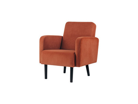 PAPERFLOW Fauteuil LISBOA, habillage en velours, vert