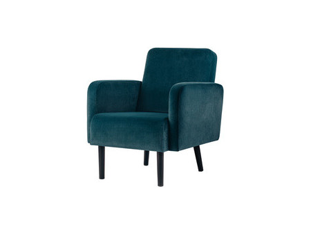 PAPERFLOW Fauteuil LISBOA, habillage en velours, rouille