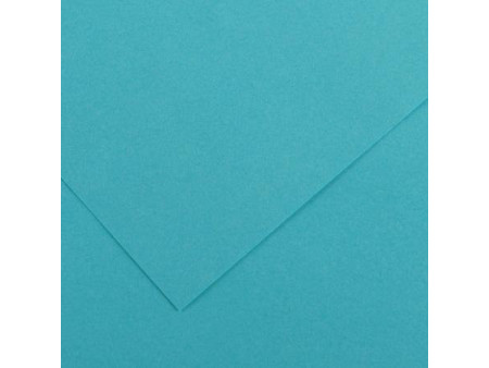 CANSON Papier Vivaldi, 500 x 650 mm, 240 g/m2,bleu turquoise