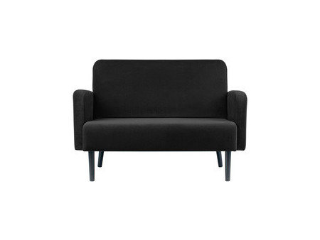 PAPERFLOW Canapé 2 places LISBOA, habillage velours, rose
