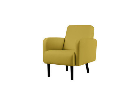 PAPERFLOW Fauteuil LISBOA, habillage simili cuir, noir