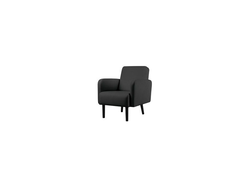 PAPERFLOW Fauteuil LISBOA, habillage simili cuir, vert