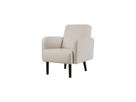 PAPERFLOW Fauteuil LISBOA, habillage simili cuir, blanc