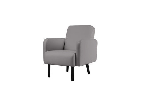 PAPERFLOW Fauteuil LISBOA, habillage simili cuir, blanc