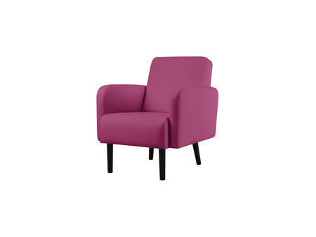 PAPERFLOW Fauteuil LISBOA, habillage simili cuir, blanc