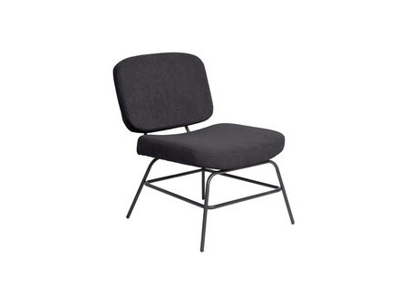 PAPERFLOW Fauteuil visiteur CURVE, anthracite