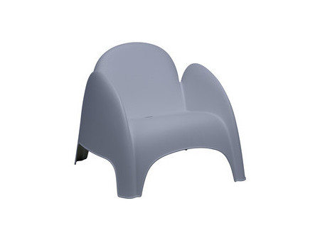 PAPERFLOW Siège en plastique DUMBO, anthracite, set de 4