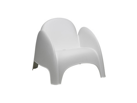 PAPERFLOW Siège en plastique DUMBO, blanc, set de 4