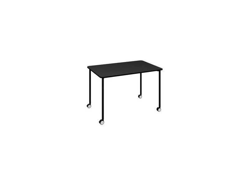 PAPERFLOW Table mobile FLEX OFFICE, rectangulaire, blanc