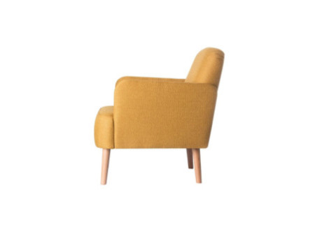 PAPERFLOW Fauteuil visiteur 'Brooks', safran