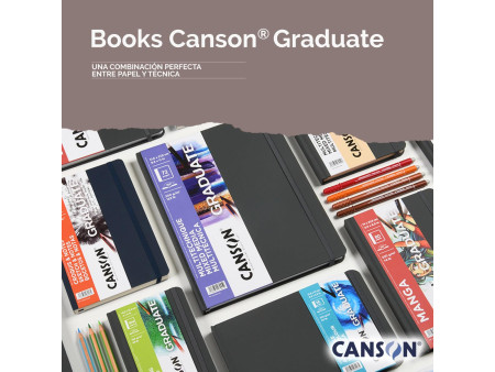 CANSON Carnet à croquis GRADUATE SKETCH & NOTES, gris clair