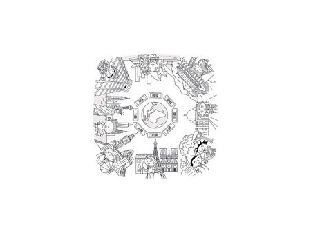 PAPERFLOW Table à dessiner KIDS 'OCEAN', set de 2